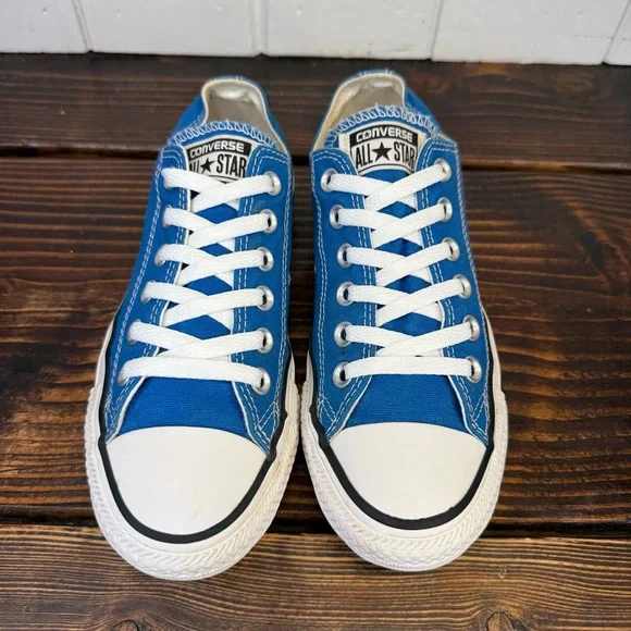 Converse Chuck Taylor All Star Blue Low Top Sneakers – Women’s 7 / Men’s 5 - Picture 4 of 10